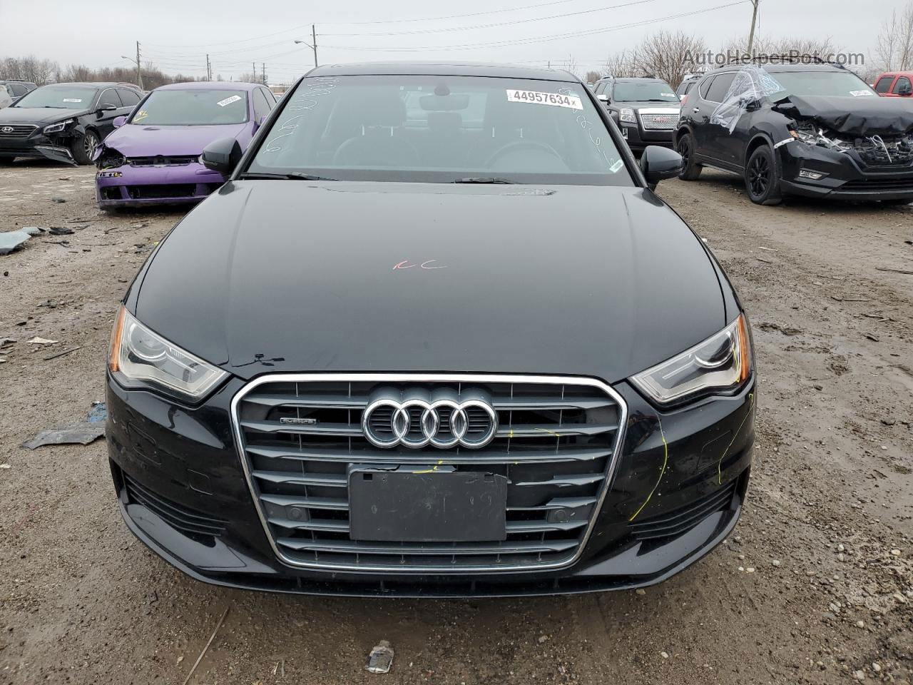 2016 Audi A3 Premium Черный vin: WAUB8GFF0G1047911