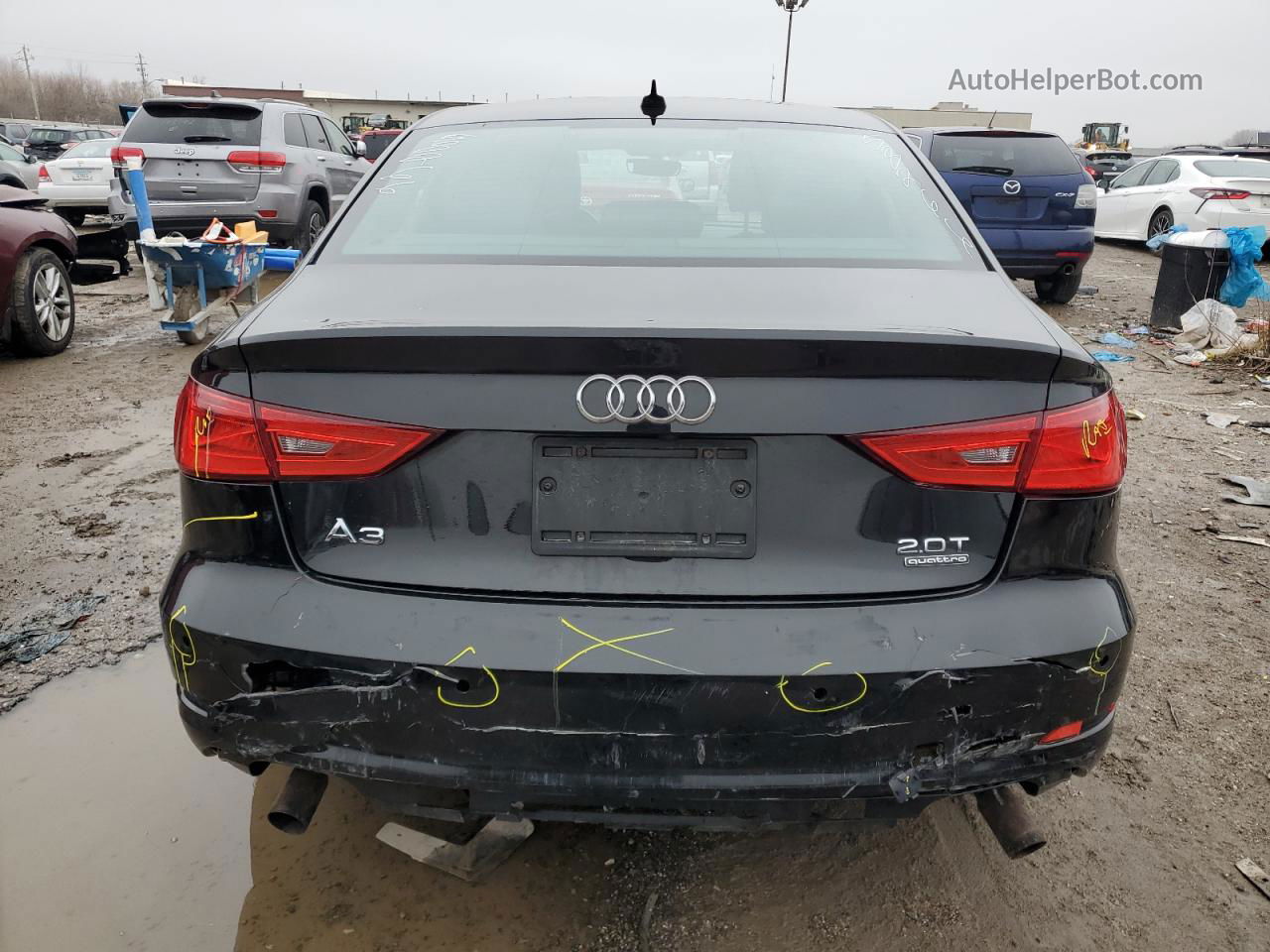 2016 Audi A3 Premium Black vin: WAUB8GFF0G1047911