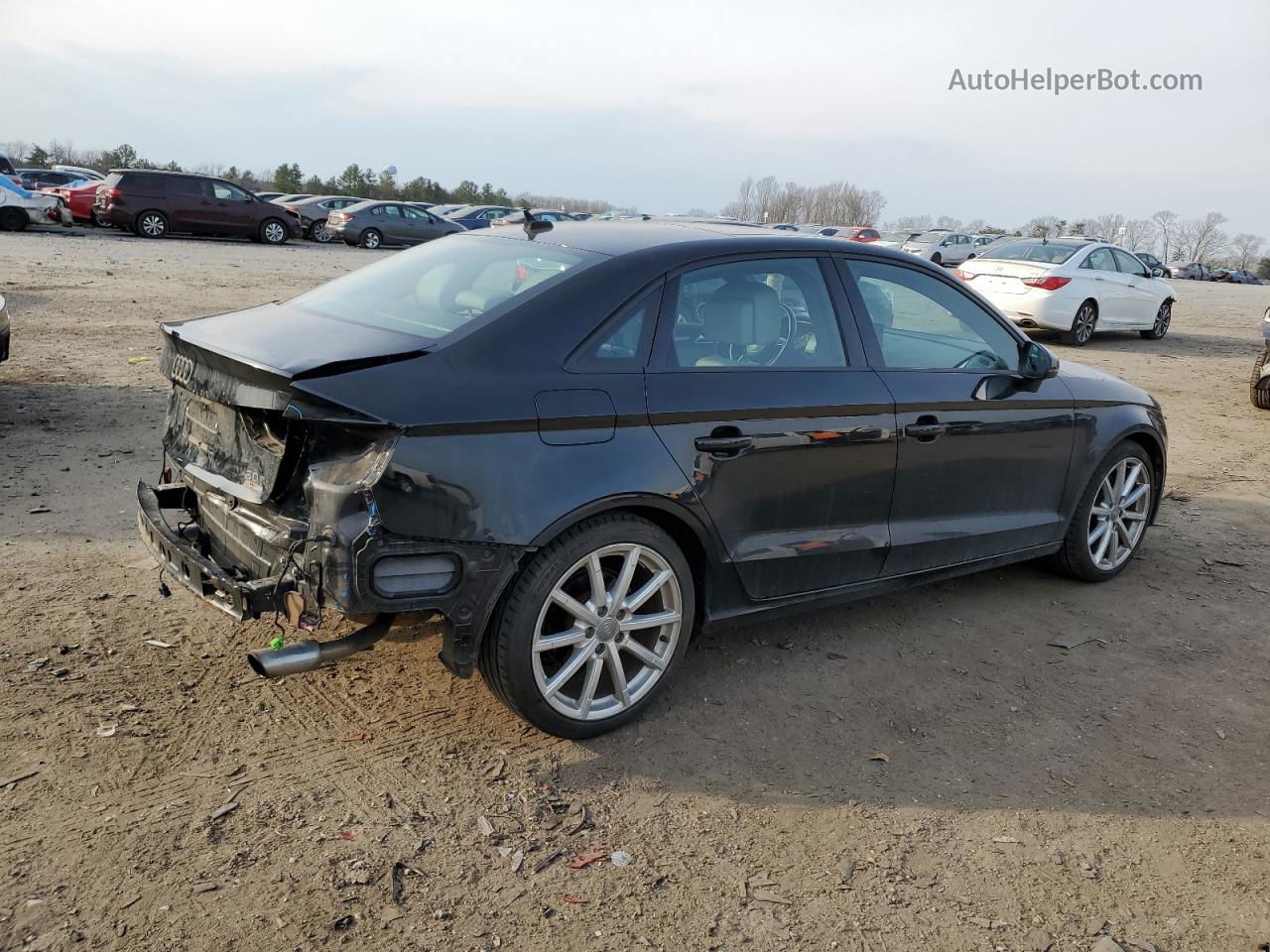 2016 Audi A3 Premium Черный vin: WAUB8GFF0G1056236