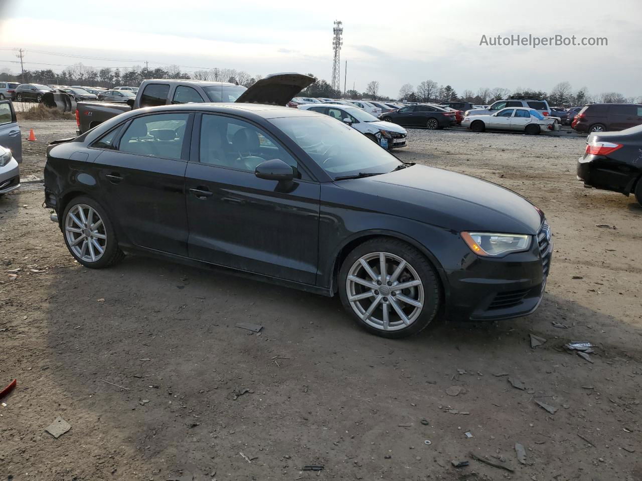 2016 Audi A3 Premium Черный vin: WAUB8GFF0G1056236