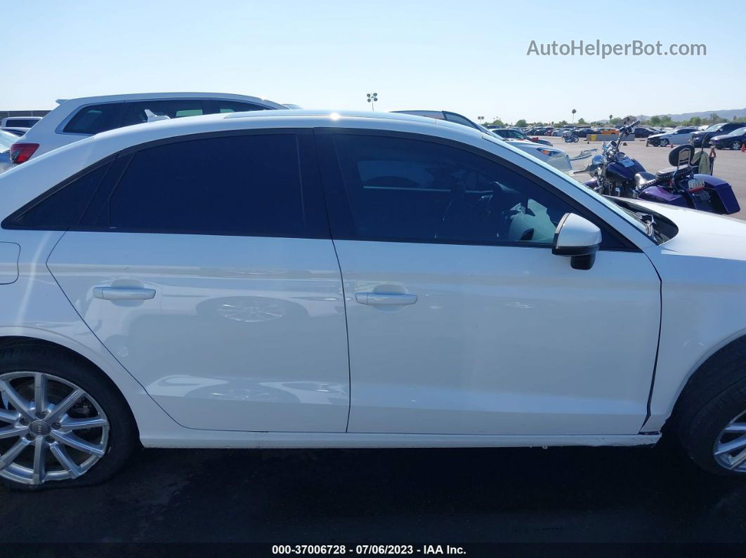 2016 Audi A3 2.0t Premium White vin: WAUB8GFF0G1107122