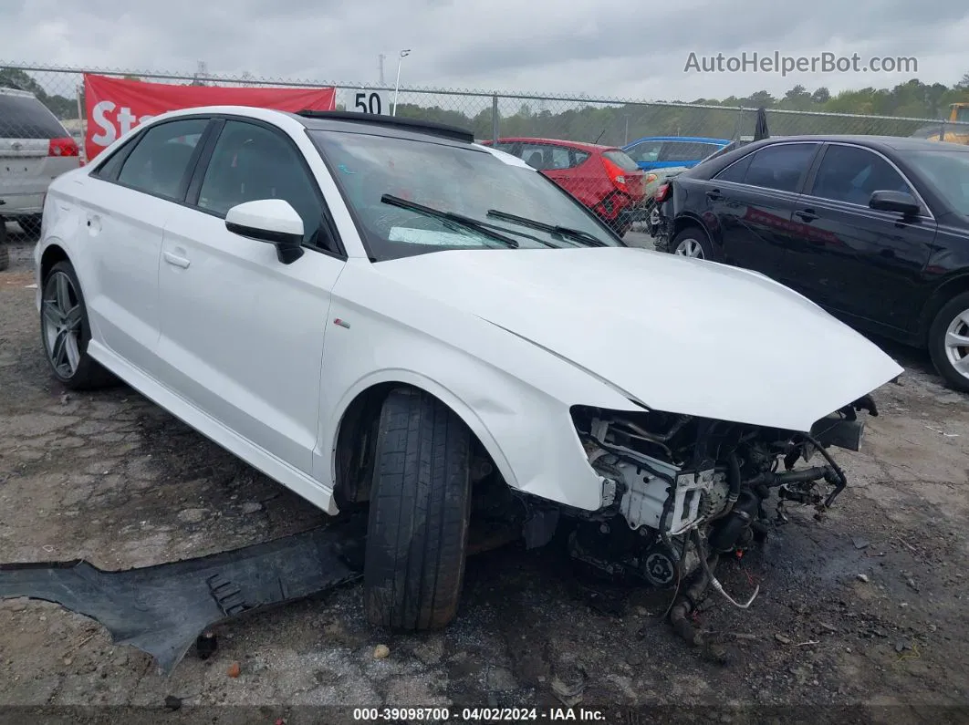 2016 Audi A3 2.0t Premium White vin: WAUB8GFF1G1056441