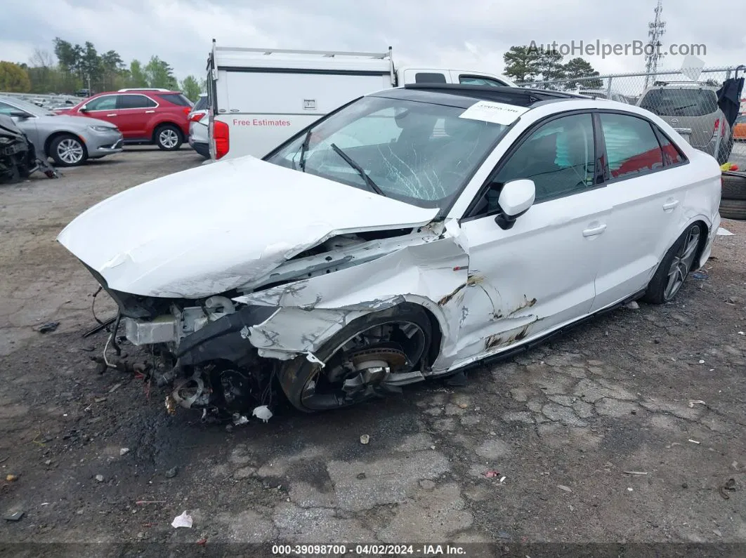 2016 Audi A3 2.0t Premium White vin: WAUB8GFF1G1056441