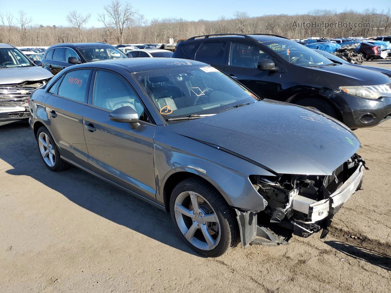 2016 Audi A3 Premium Gray vin: WAUB8GFF1G1068492