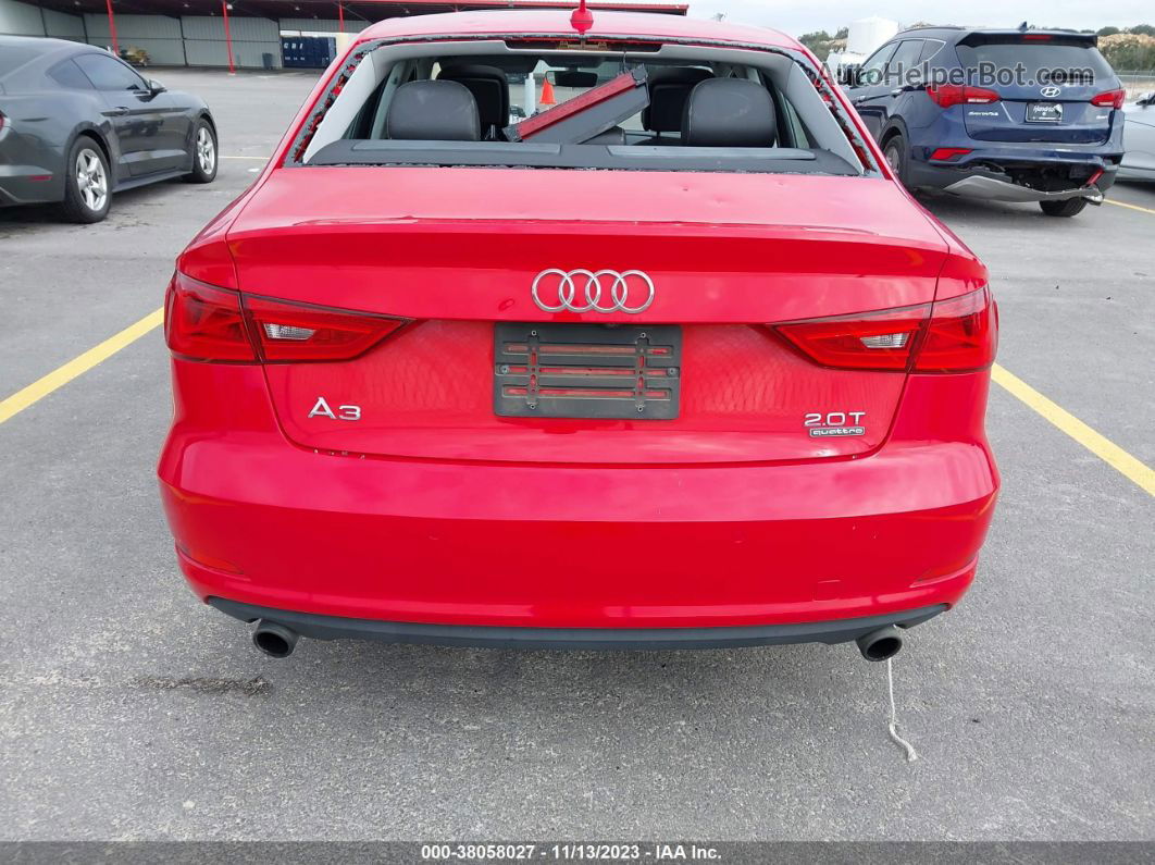 2016 Audi A3 2.0t Premium Red vin: WAUB8GFF1G1073336