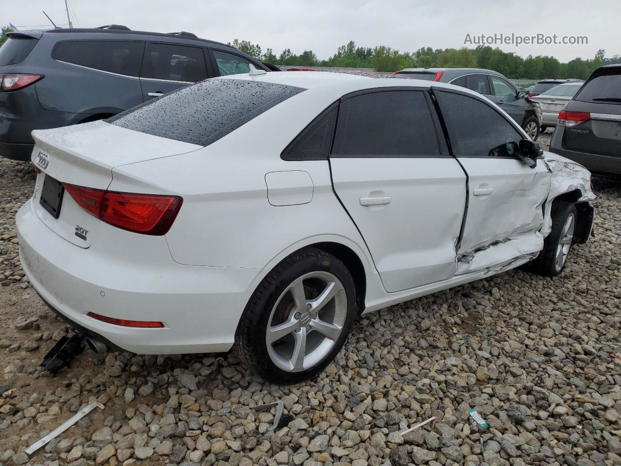 2016 Audi A3 Premium White vin: WAUB8GFF2G1007099