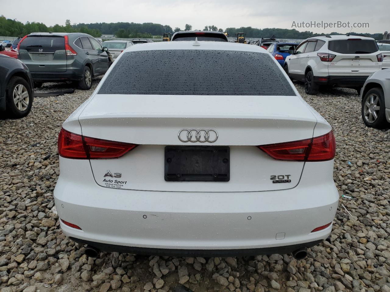 2016 Audi A3 Premium White vin: WAUB8GFF2G1007099