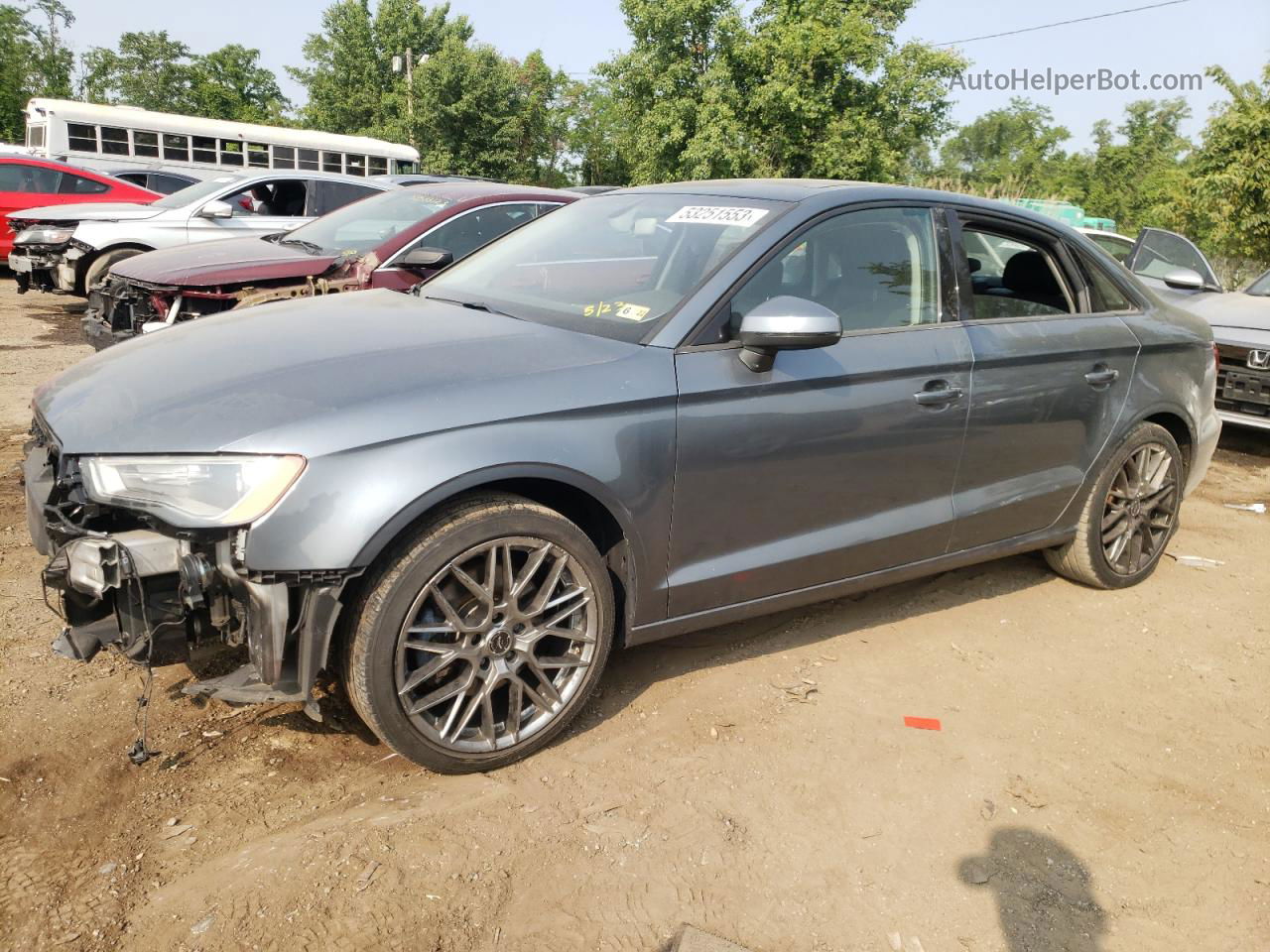 2016 Audi A3 Premium Gray vin: WAUB8GFF2G1018152