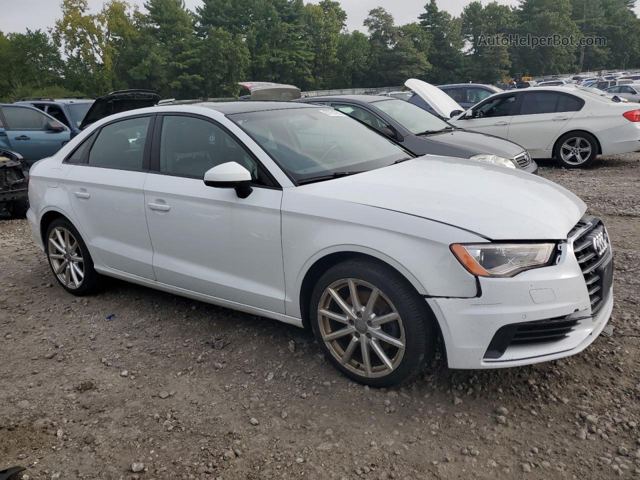 2016 Audi A3 Premium White vin: WAUB8GFF3G1004938