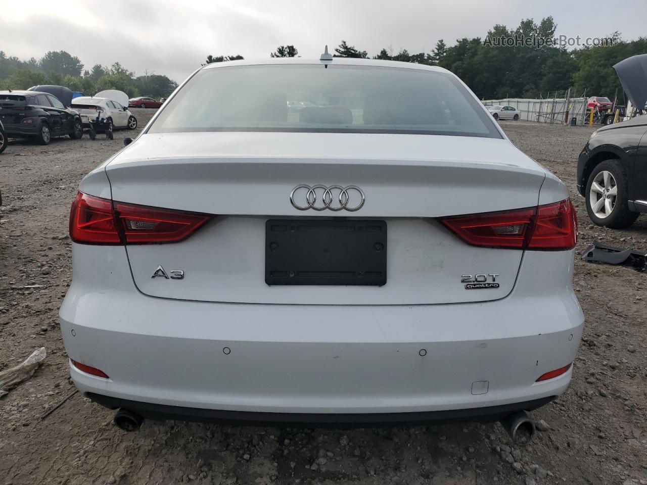 2016 Audi A3 Premium White vin: WAUB8GFF3G1004938