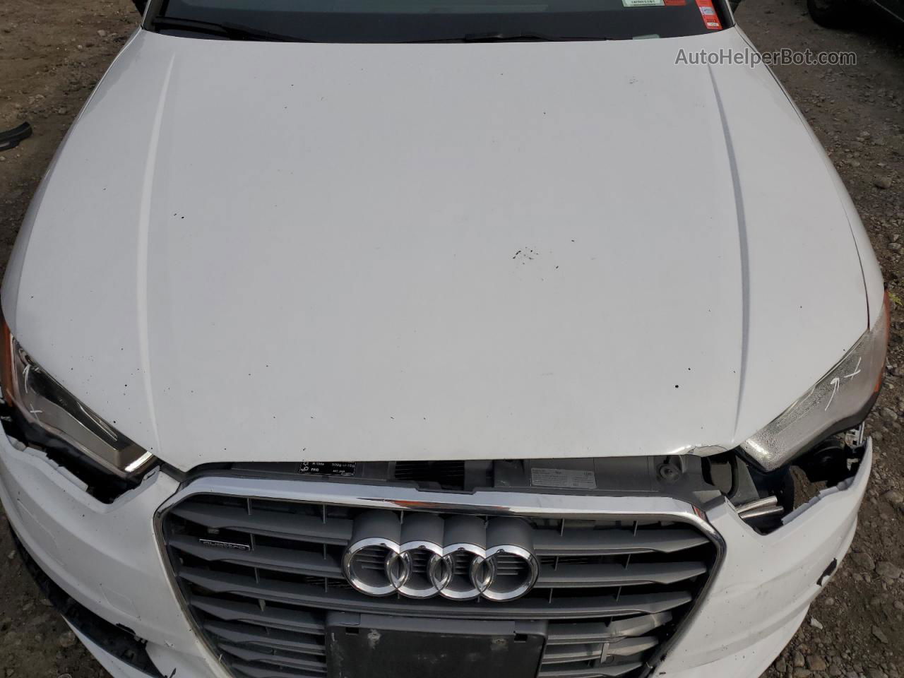 2016 Audi A3 Premium White vin: WAUB8GFF3G1004938