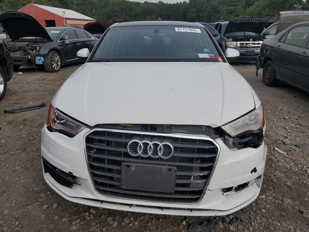 2016 Audi A3 Premium White vin: WAUB8GFF3G1004938