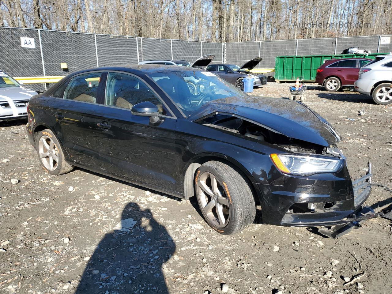 2016 Audi A3 Premium Black vin: WAUB8GFF3G1019388