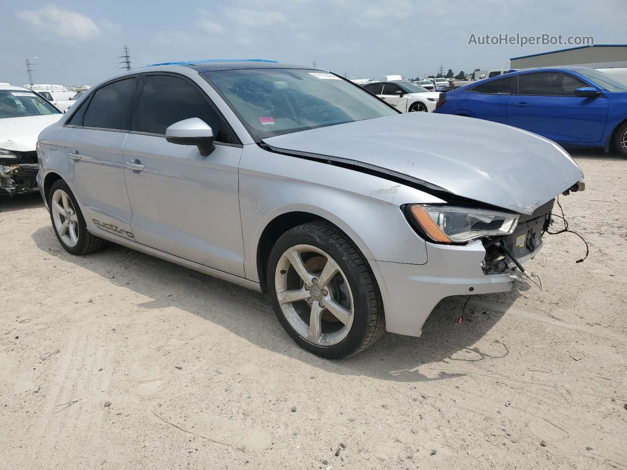 2016 Audi A3 Premium Silver vin: WAUB8GFF3G1024056