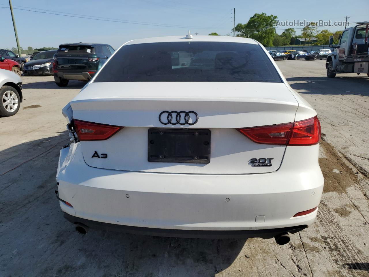 2016 Audi A3 Premium White vin: WAUB8GFF3G1038619