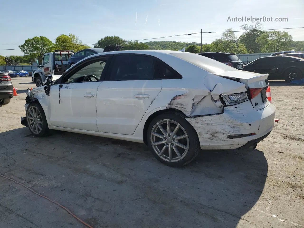 2016 Audi A3 Premium White vin: WAUB8GFF3G1038619