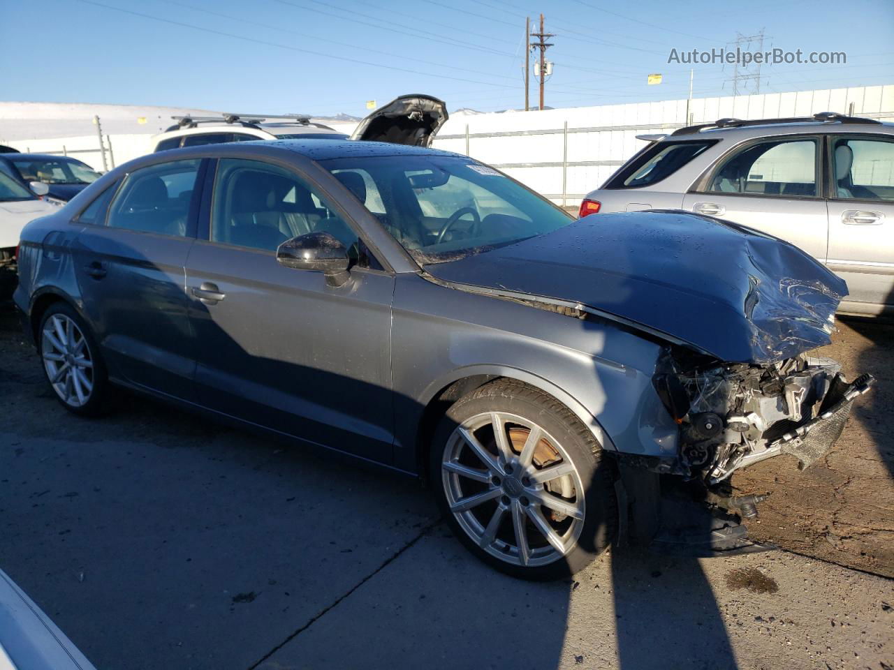 2016 Audi A3 Premium Gray vin: WAUB8GFF3G1089277