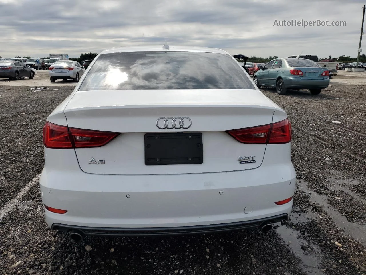 2016 Audi A3 Premium White vin: WAUB8GFF3G1104179