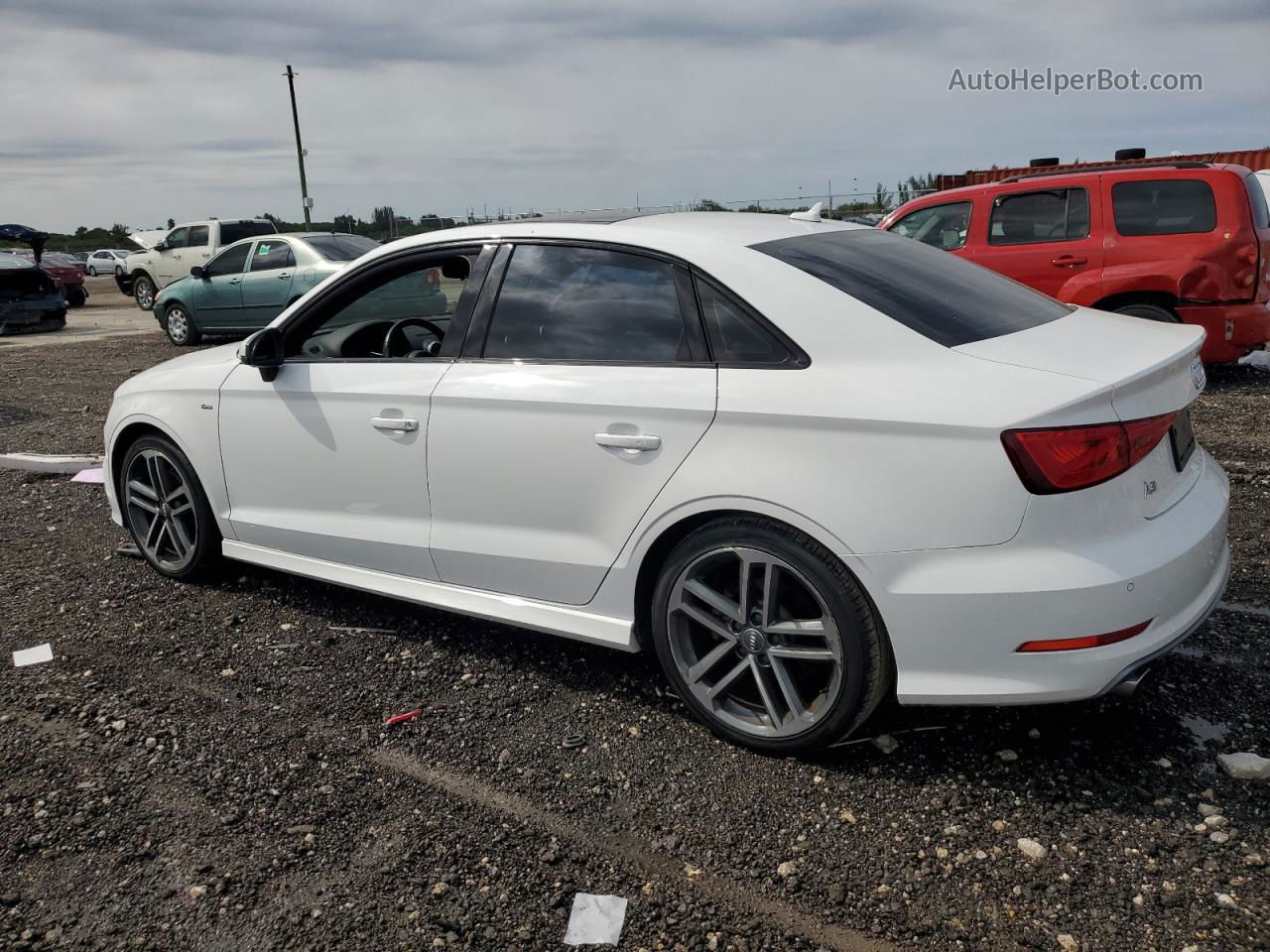 2016 Audi A3 Premium White vin: WAUB8GFF3G1104179