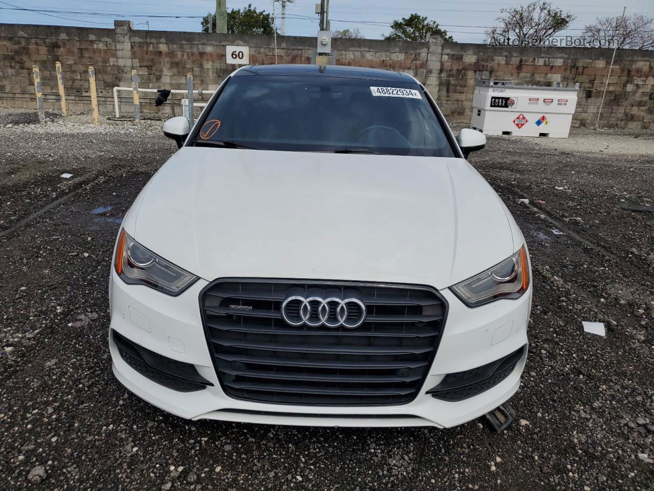 2016 Audi A3 Premium White vin: WAUB8GFF3G1104179