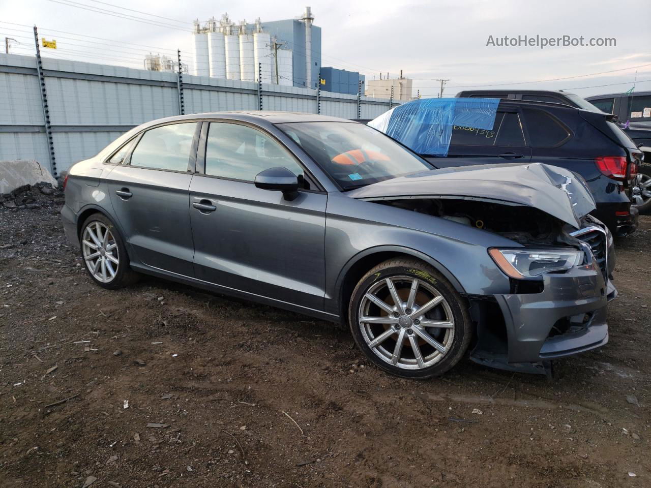 2016 Audi A3 Premium Серый vin: WAUB8GFF4G1026429