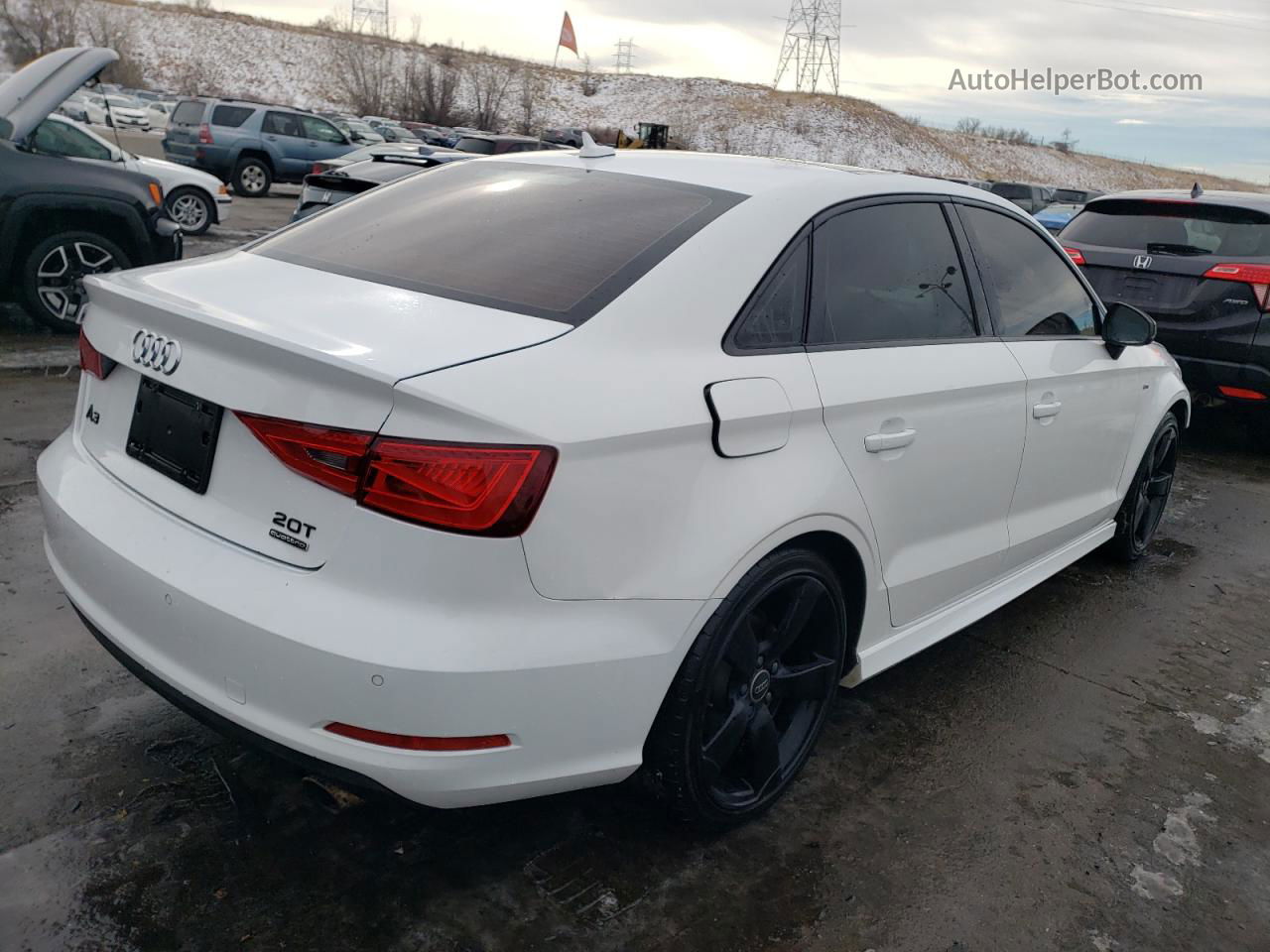 2016 Audi A3 Premium White vin: WAUB8GFF4G1046521