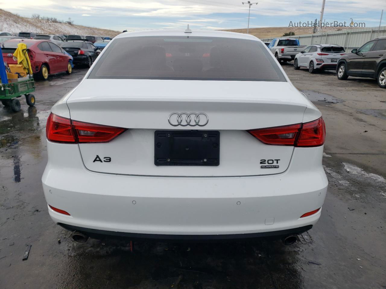 2016 Audi A3 Premium White vin: WAUB8GFF4G1046521