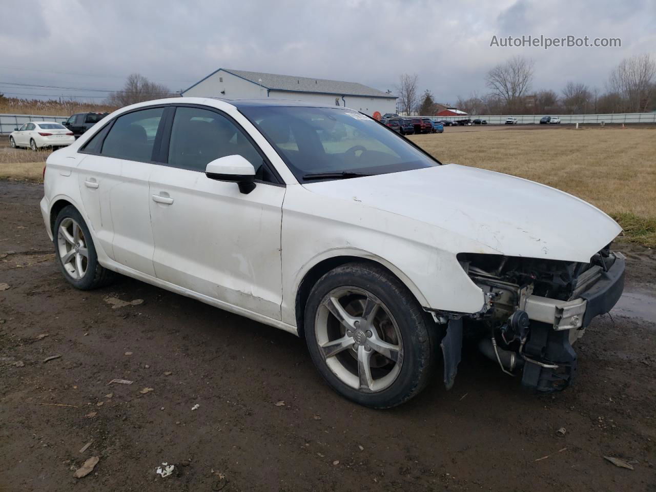 2016 Audi A3 Premium White vin: WAUB8GFF5G1059259