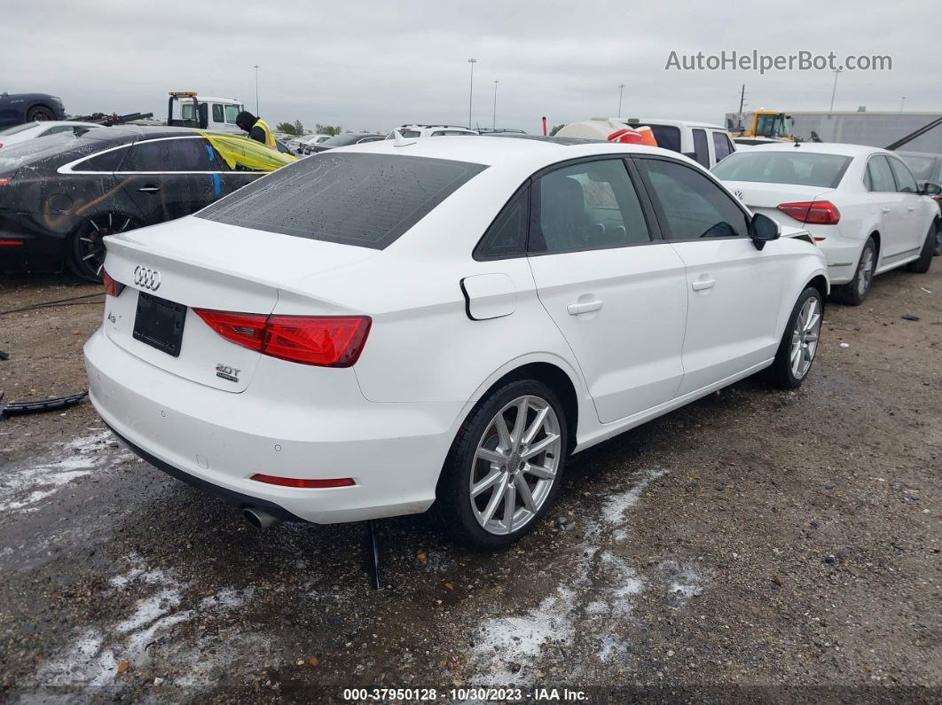 2016 Audi A3 2.0t Premium White vin: WAUB8GFF5G1071721