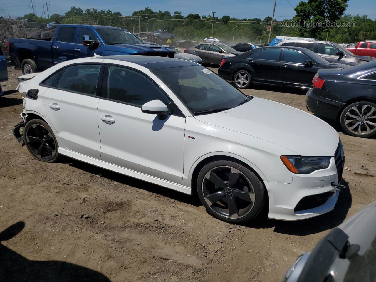 2016 Audi A3 Premium White vin: WAUB8GFF5G1109528