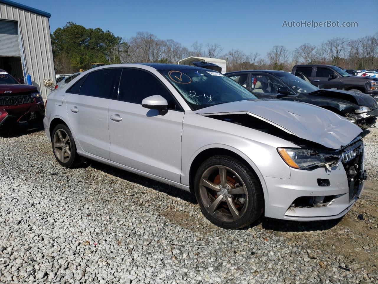 2016 Audi A3 Premium Silver vin: WAUB8GFF6G1024794