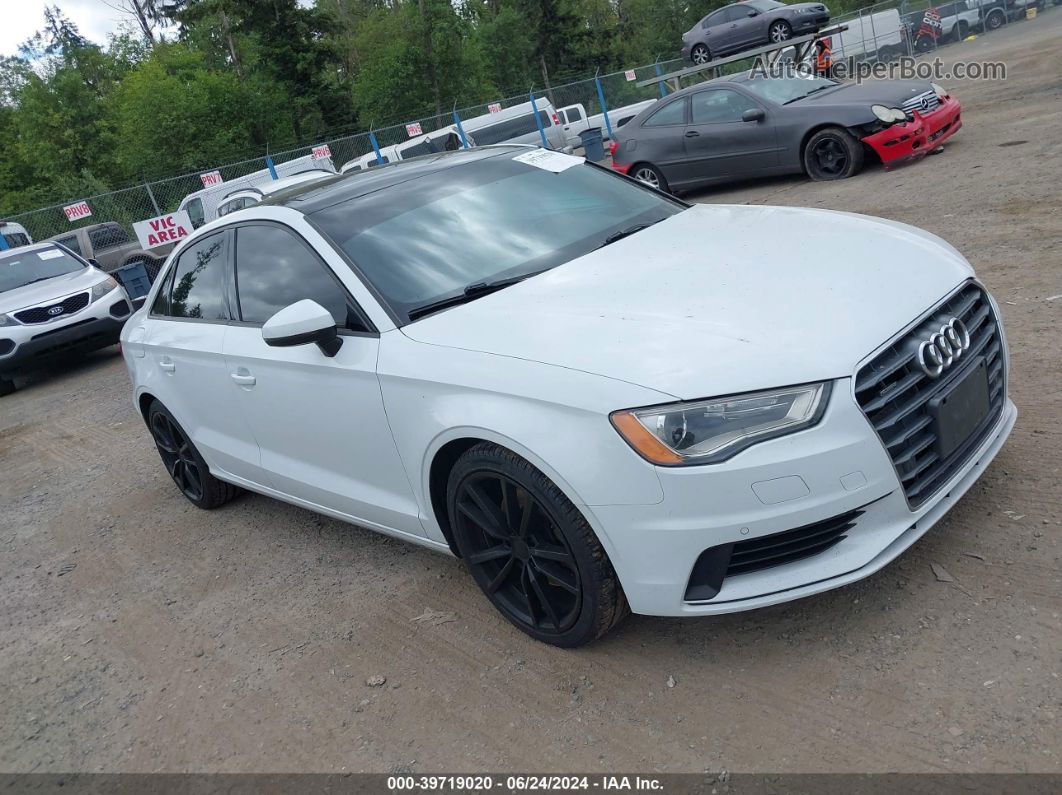 2016 Audi A3 2.0t Premium White vin: WAUB8GFF6G1026321