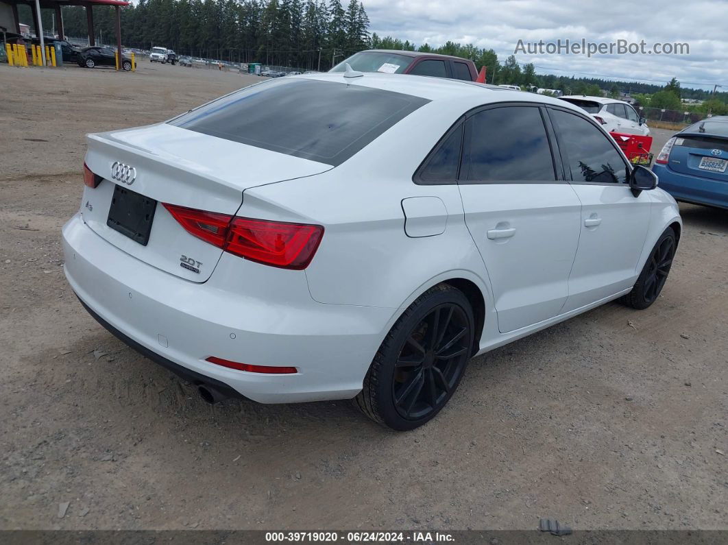 2016 Audi A3 2.0t Premium White vin: WAUB8GFF6G1026321