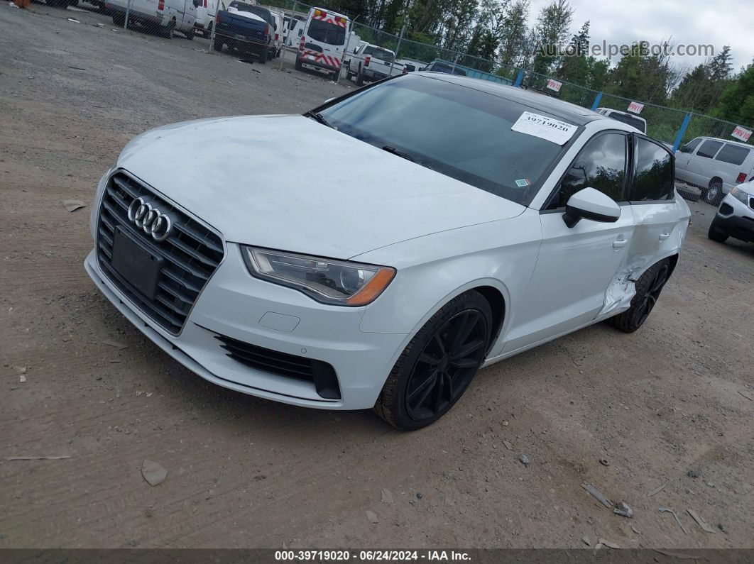 2016 Audi A3 2.0t Premium White vin: WAUB8GFF6G1026321