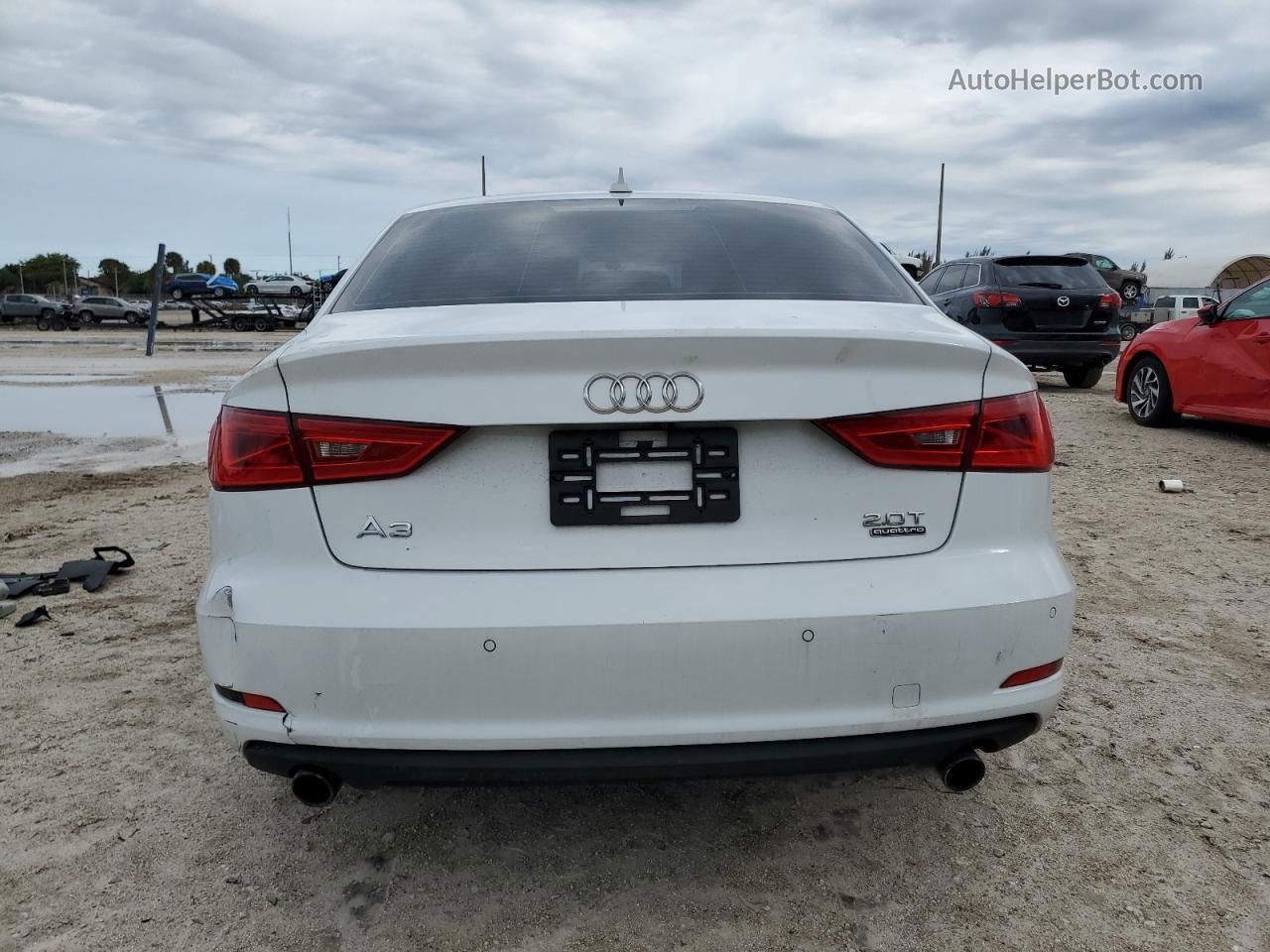 2016 Audi A3 Premium White vin: WAUB8GFF6G1059111