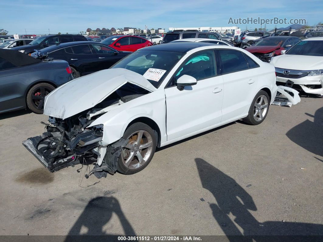 2016 Audi A3 2.0t Premium White vin: WAUB8GFF7G1041989