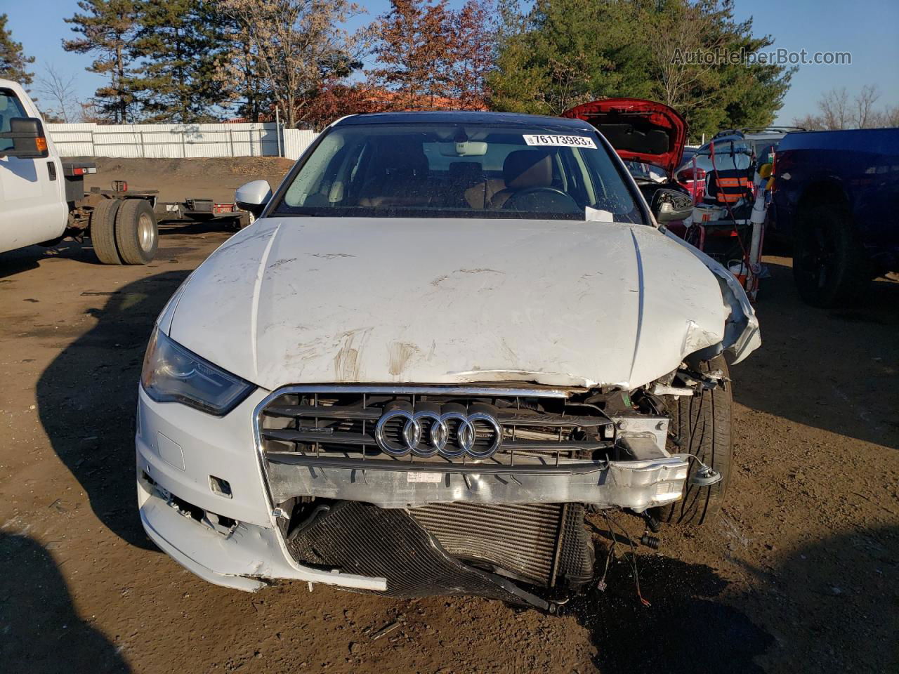 2016 Audi A3 Premium White vin: WAUB8GFF8G1036588