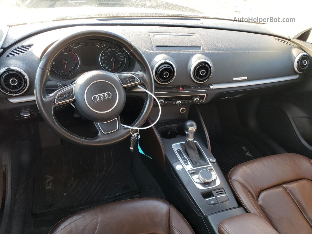 2016 Audi A3 Premium Белый vin: WAUB8GFF8G1036588