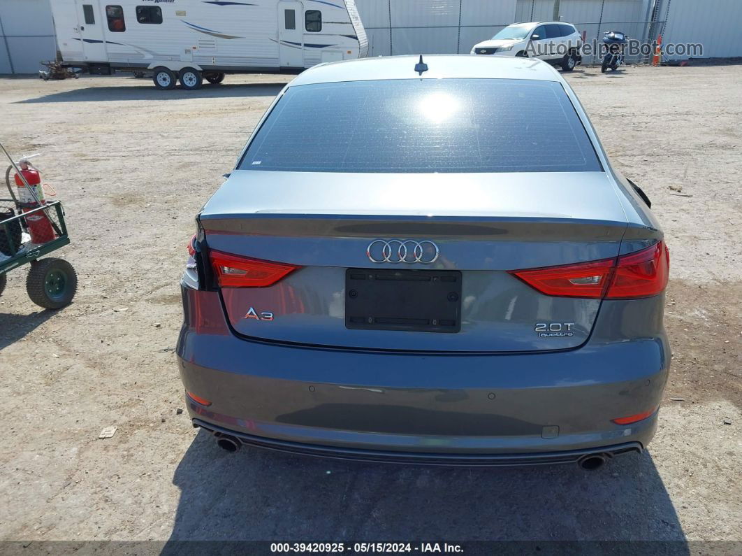 2016 Audi A3 2.0t Premium Серый vin: WAUB8GFF8G1043296