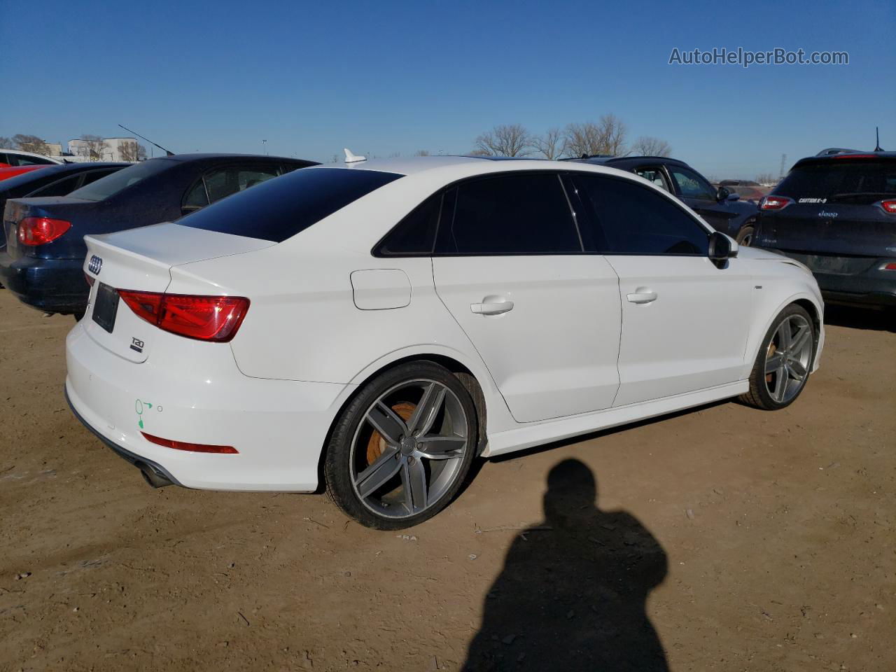 2016 Audi A3 Premium White vin: WAUB8GFF8G1101519