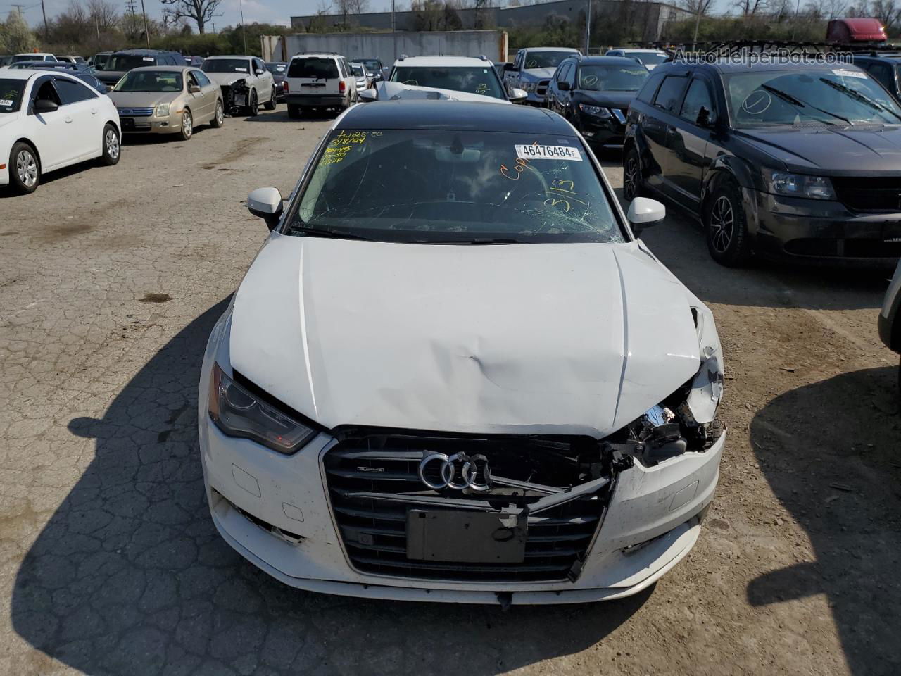 2016 Audi A3 Premium White vin: WAUB8GFFXG1007805