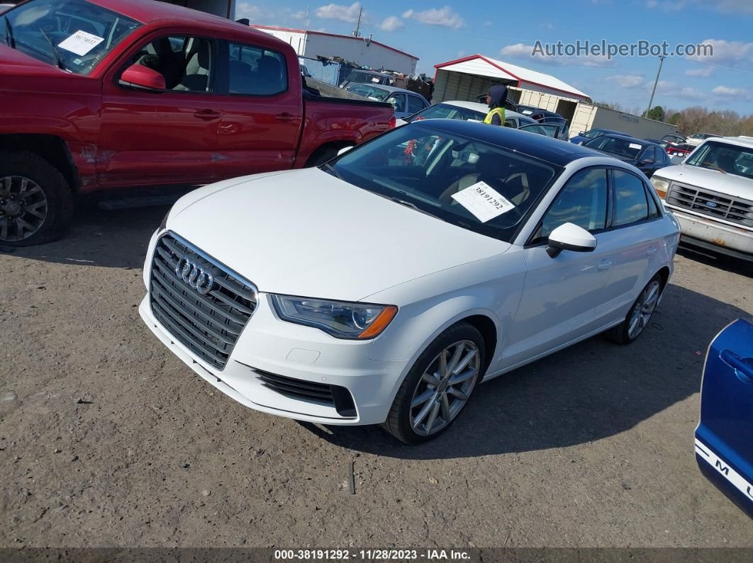 2016 Audi A3 2.0t Premium White vin: WAUB8GFFXG1009599