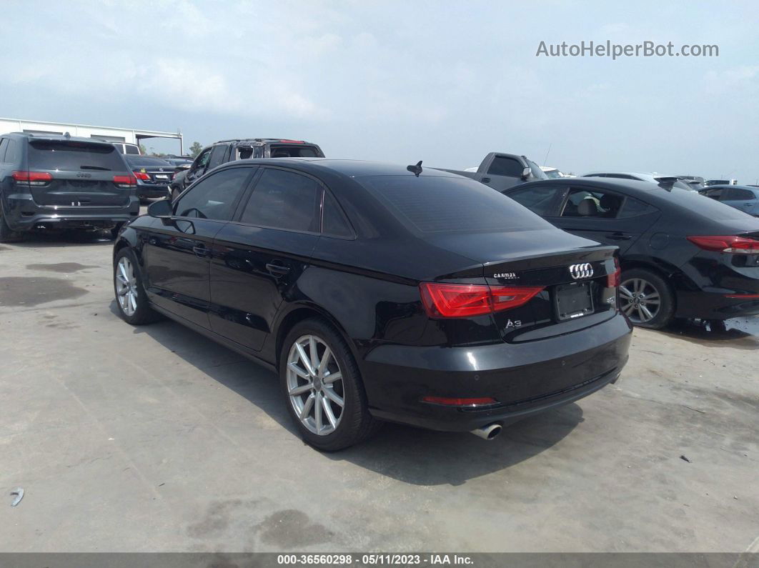 2016 Audi A3 2.0t Premium Черный vin: WAUB8GFFXG1062819