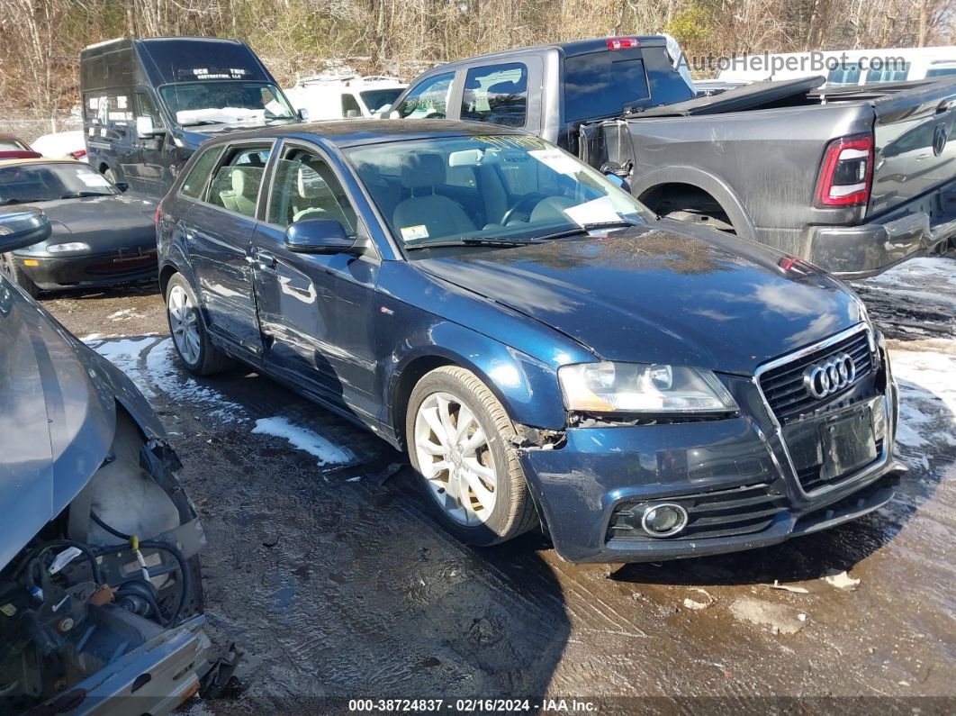 2012 Audi A3 2.0t Premium Синий vin: WAUBEAFM5CA023943