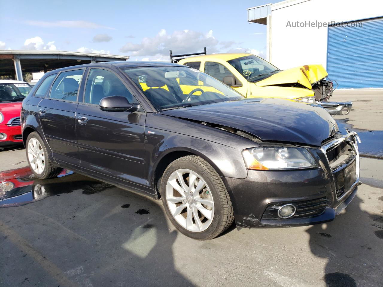 2012 Audi A3 Premium Gray vin: WAUBEAFM9CA107585