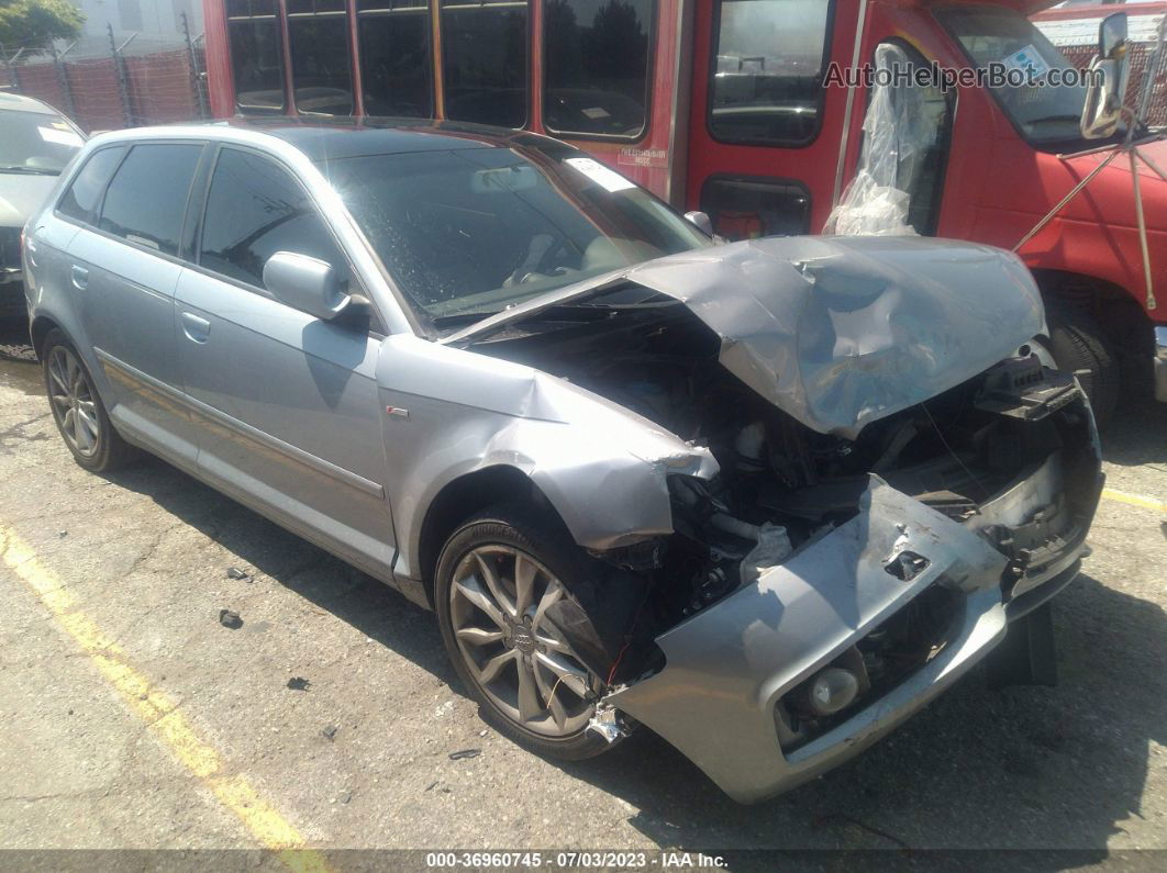 2012 Audi A3 2.0t Premium Silver vin: WAUBEAFMXCA107045