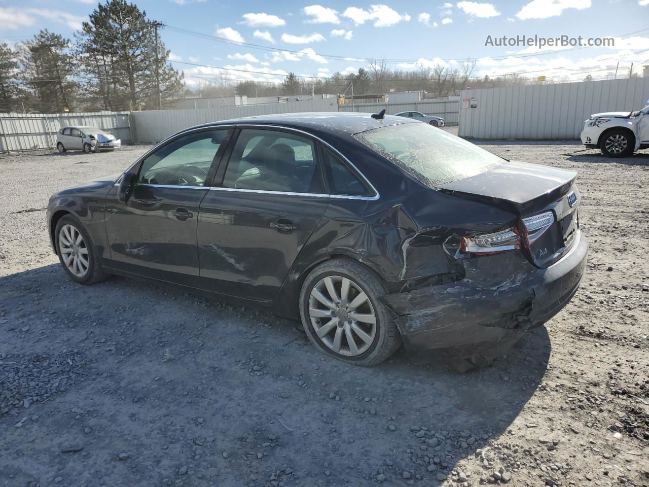 2013 Audi A4 Premium Black vin: WAUBFAFL0DA120005