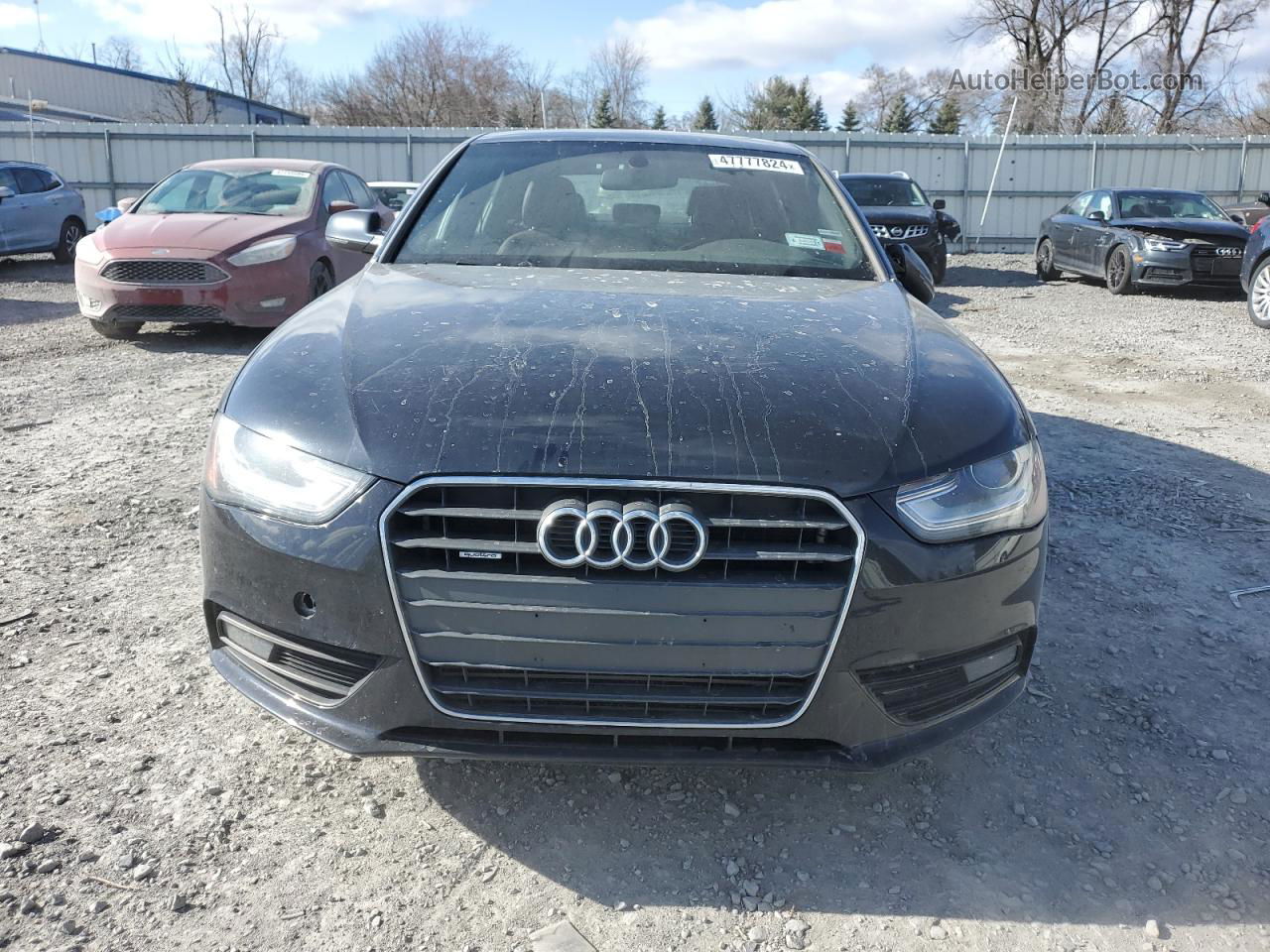 2013 Audi A4 Premium Черный vin: WAUBFAFL0DA120005