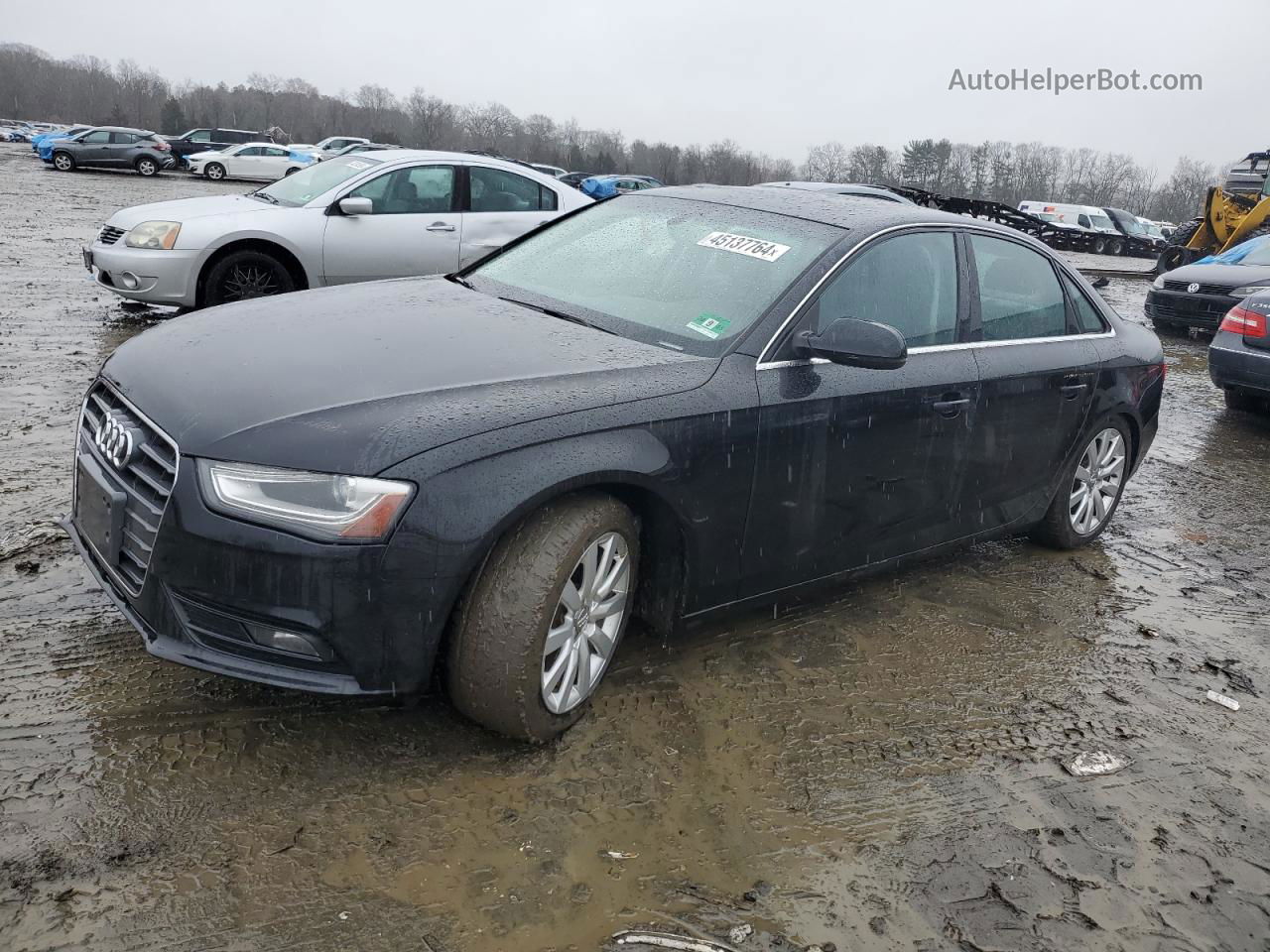 2013 Audi A4 Premium Черный vin: WAUBFAFL0DN006126