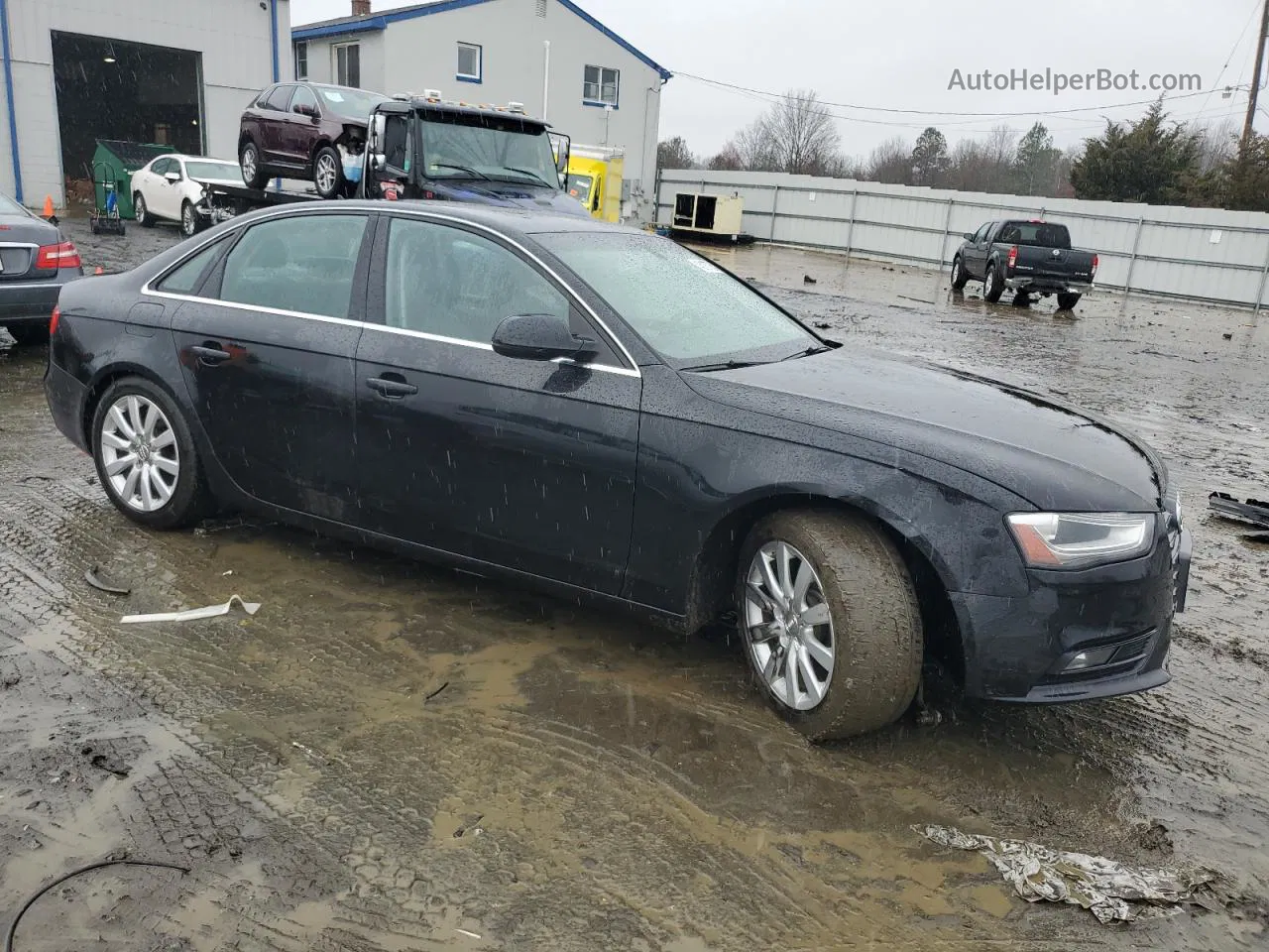 2013 Audi A4 Premium Black vin: WAUBFAFL0DN006126